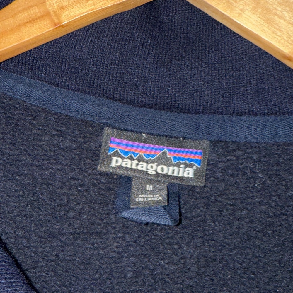 Patagonia Wool 3/4 Zip Navy Sweater / Women’s Medium - Picture 11 of 15